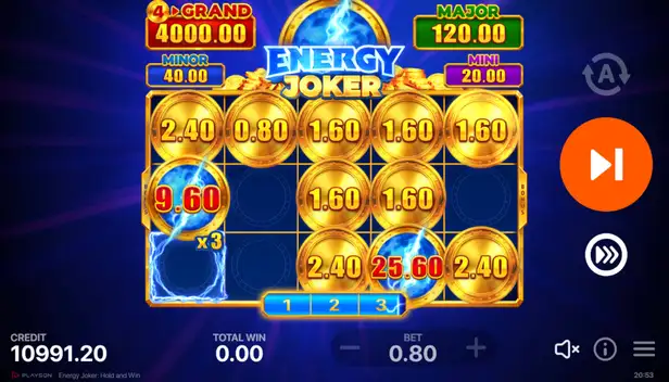Energy Joker: Hold and Win Gameplay 1Red Casino