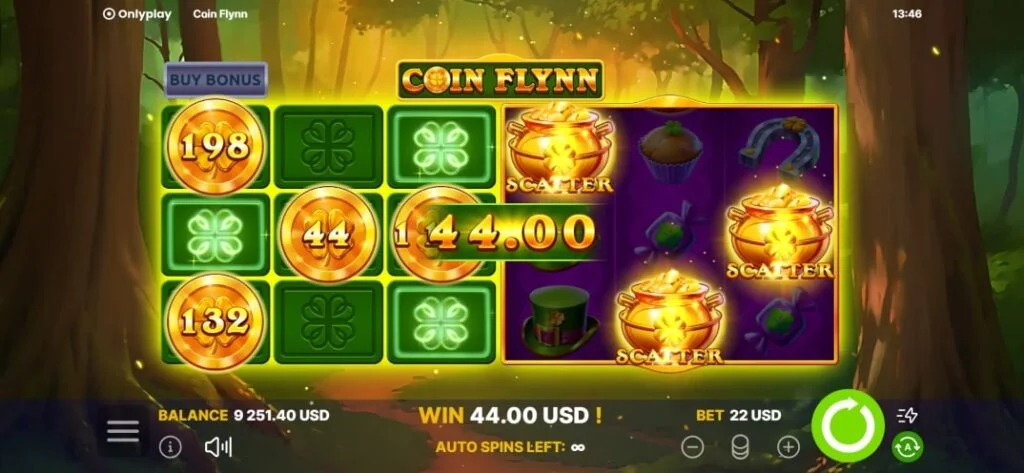 Coin Flynn Gameplay 1Red Casino